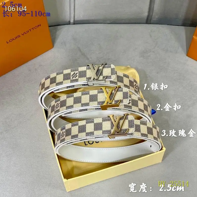 LV Belt 25mmX95-110cm 8L06